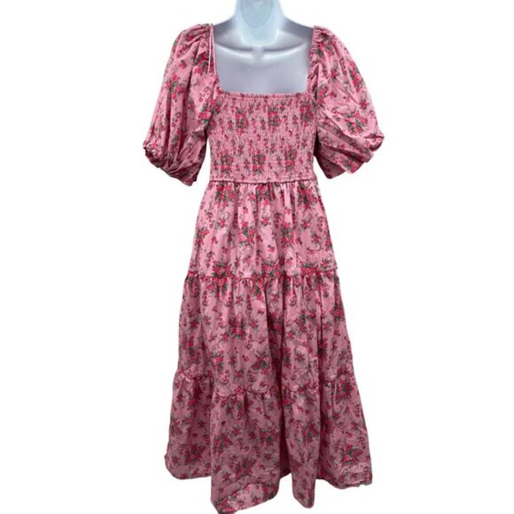 Peach Love California Pink Puff Sleeve Mini Dress - Picture 4 of 8
